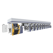 GWASY-A Высокоскоростная 7-моторная 8-цветная машина для глубокой печати со скоростью 180 м/мин (размотка и перемотка снаружи)