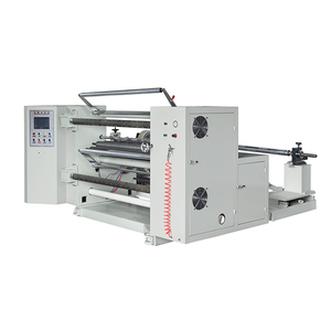 Горизонтальная высокоскоростная бобинорезательная машина с ПЛК для пластиковой пленки